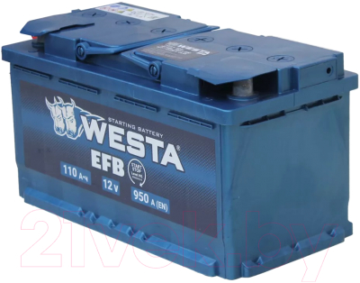 Автомобильный аккумулятор Westa EFB 6СТ-110 VLR Euro ПEFB004 (110 А/ч)