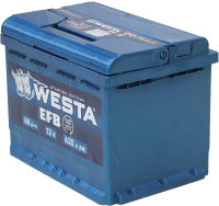 Автомобильный аккумулятор Westa EFB 6СТ-60 VLR Euro низкий ПEFBн0004 (60 А/ч) - 