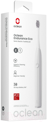 Электрическая зубная щетка Oclean Endurance Eco E5501 (белый)