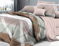 Комплект постельного белья Alleri Поплин Luxe евро / П-278 - 
