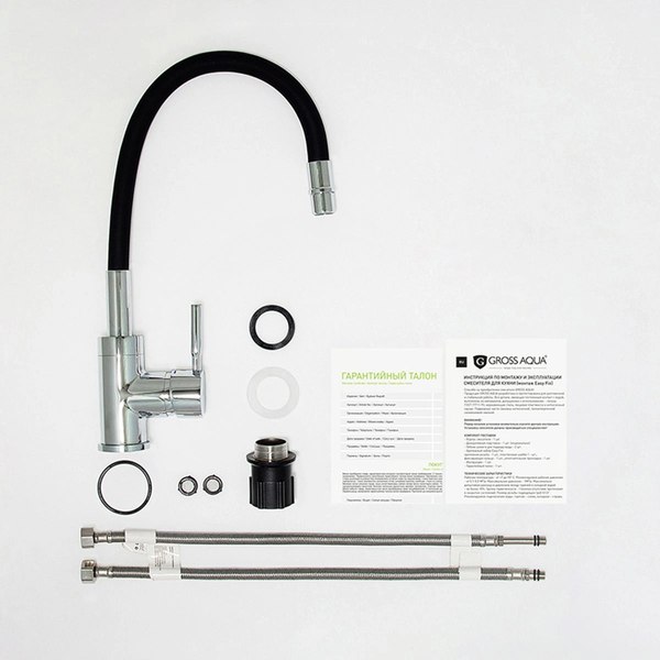 Смеситель Gross Aqua ColorFlex 3241508MB (черный матовый)