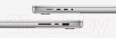 Ноутбук Apple MacBook Pro 16 M3 Pro 512GB / MRW43 (серебристый)