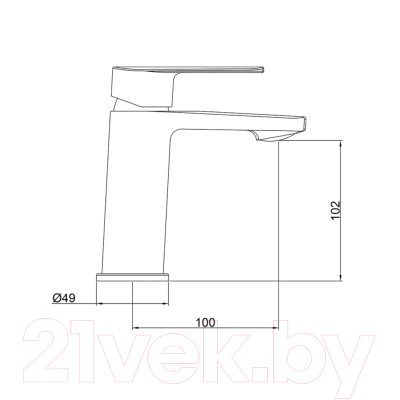 Смеситель Gross Aqua Scandi 6280545C