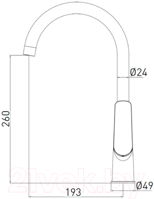 Смеситель Gross Aqua Scandi 32425245C-B02