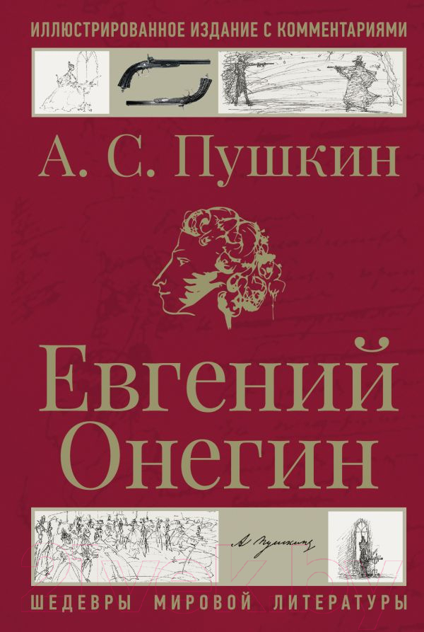 Художественная книга АСТ Евгений Онегин. Шедевры мировой литературы / 9785171635626 (Пушкин А.С.)