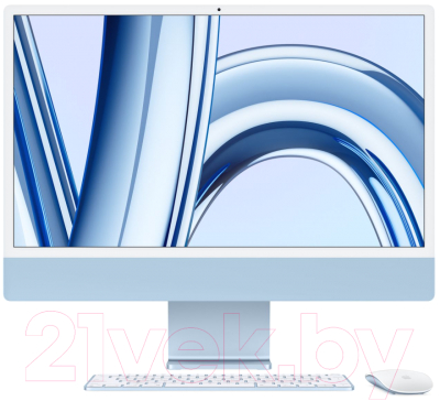 Моноблок Apple iMac 24 M3 256GB / MQRQ3 (синий)