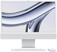 Моноблок Apple iMac 24 M3 256GB / MQR93 (серебристый) - 