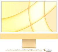 Моноблок Apple iMac 24 M1 256GB / Z12S0024G (желтый) - 