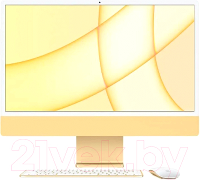 Моноблок Apple iMac 24 M1 256GB / Z12S0024G (желтый)