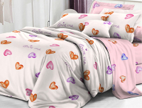 Комплект постельного белья Alleri Поплин Luxe семейный / П-265 - 