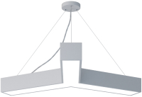 Потолочный светильник ЭРА Geometria Igrek SPO-174-W-40K-040-LM / Б0059184 - 