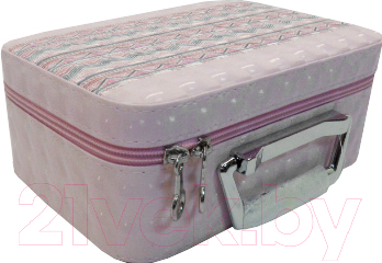 Кейс для косметики Селлерс Юнион CX7587-2 (розовый орнамент)