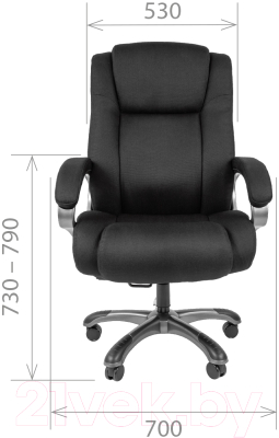 Кресло офисное Chairman 410 (ткань SX, черный)