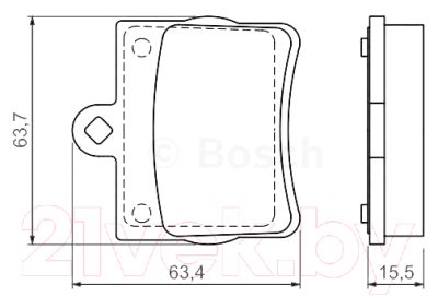 

Тормозные колодки Bosch, 0986494017