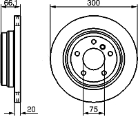Тормозной диск Bosch 0986479263 - 