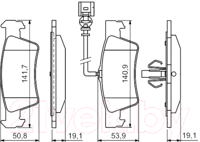 

Тормозные колодки Bosch, 0986494309