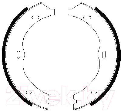 Тормозные колодки Bosch 0986487718
