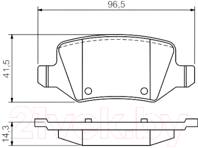 

Тормозные колодки Bosch, 0986494569