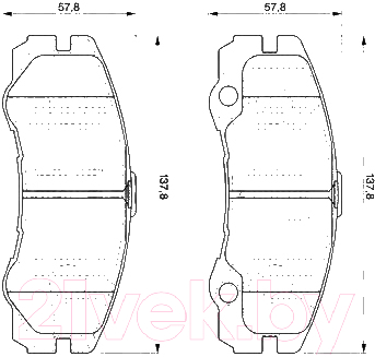 

Тормозные колодки Bosch, 0986424760