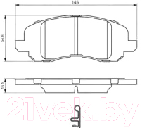 

Тормозные колодки Bosch, 0986494575