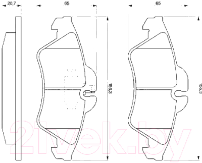 

Тормозные колодки Bosch, 0986424218