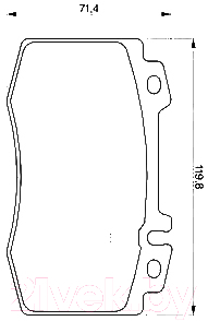 

Тормозные колодки Bosch, 0986424705