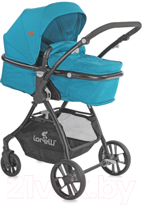 Детская универсальная коляска Lorelli Starlight 3 в 1 Blue (10021251917)