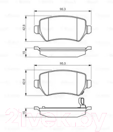 

Тормозные колодки Bosch, 0986495218