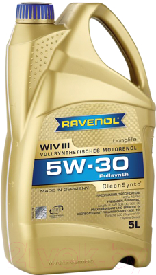 

Моторное масло Ravenol, WIV III 5W30 / 111112000501999