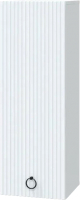 Шкаф-пенал MLK Шарлиз вертикальный с глухой дверью (белое сияние/белый снег) - 