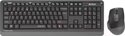 Клавиатура+мышь A4Tech Fstyler FGS1035Q (черный/серый)