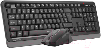 Клавиатура+мышь A4Tech Fstyler FGS1035Q (черный/серый)