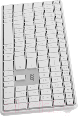 Клавиатура Acer OKR301 / ZL.KBDEE.015  (белый/серебристый)
