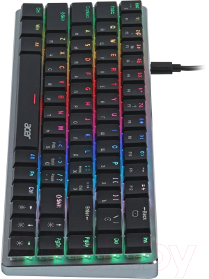 Клавиатура Acer OKW302 / ZL.KBDCC.01C (серебристый)