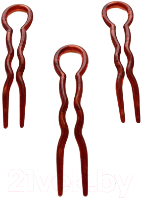Набор шпилек для волос Margo Шпилька 401-1 (коричневый)