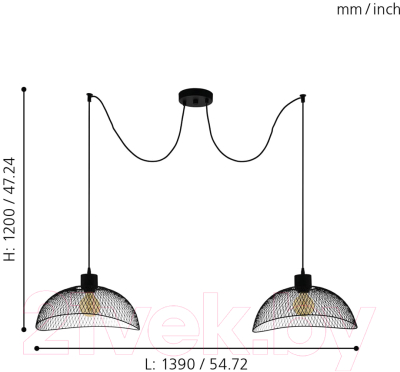 Потолочный светильник Eglo Pompeya 43306