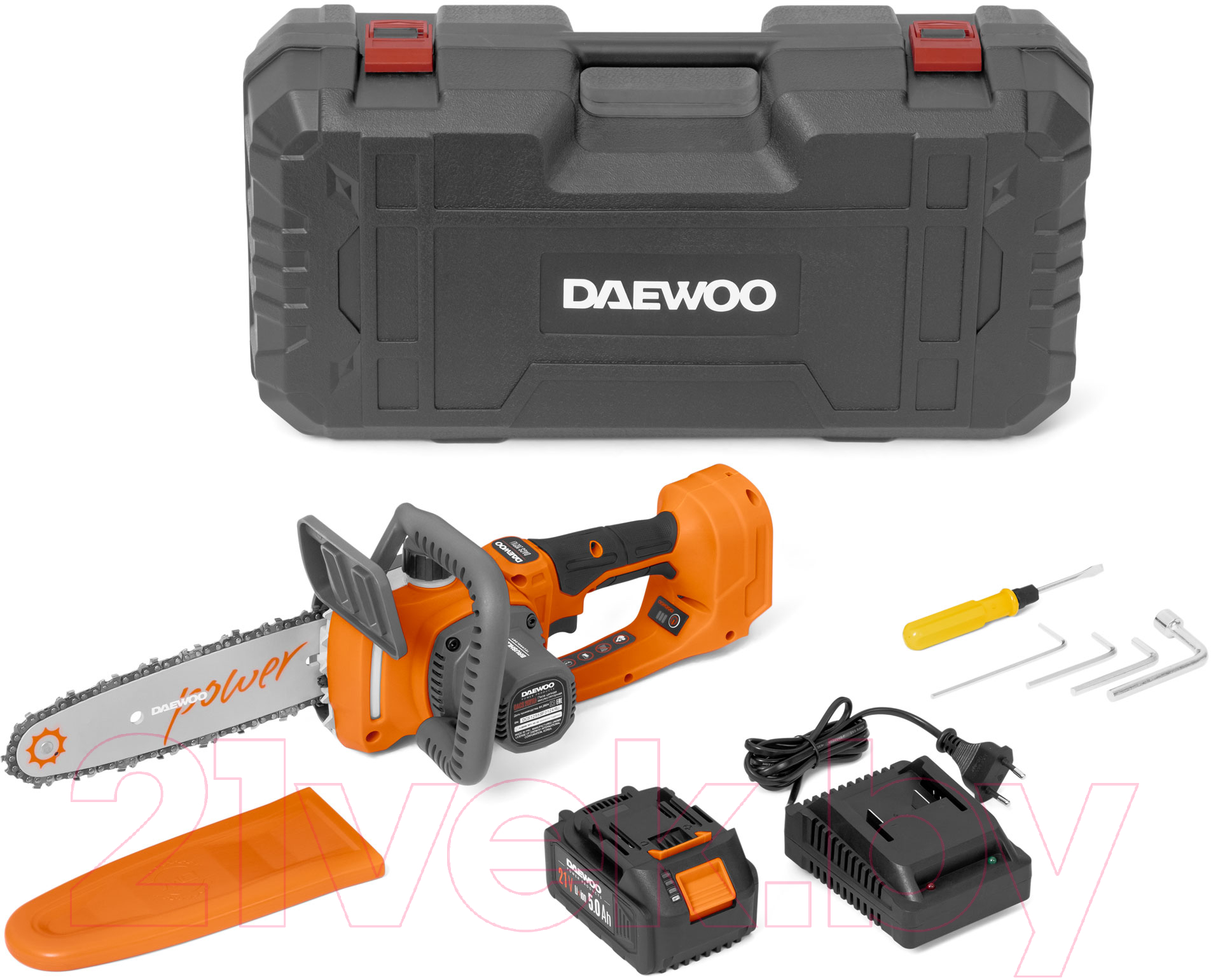 Электропила цепная Daewoo Power DACS 2021 Li SET