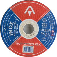 Набор отрезных дисков Interflex AO60TBF Inox / 4079121210.21 (5шт) - 