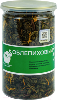 Чай листовой Первая чайная компания Облепиховый Зеленый (120г)