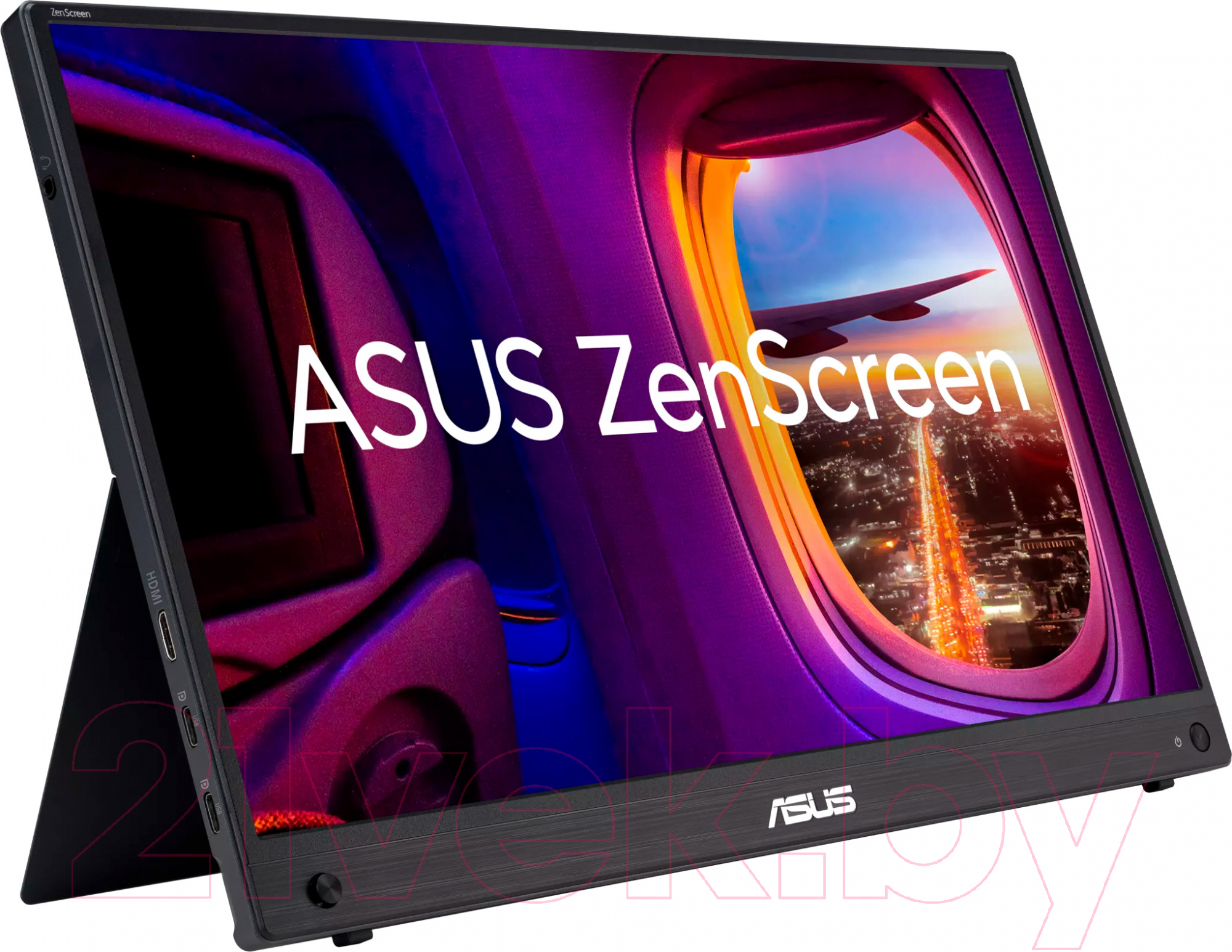 Портативный монитор Asus ZenScreen MB16AHG (черный) — фото 2