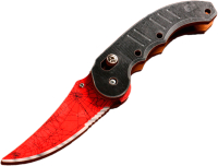 Нож игрушечный Дарим Красиво Автоматический раскладной / 7560865 (красный) - 