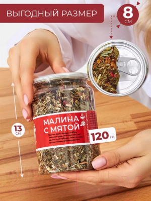 Чайный напиток Первая чайная компания Малина с мятой (120г)