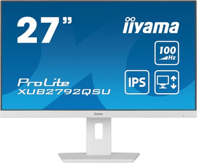 Монитор Iiyama ProLite XUB2792QSU-W6 (белый) - 