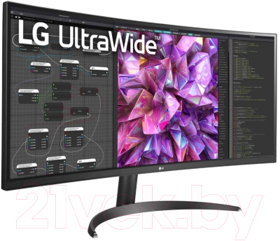 Монитор LG UltraWide 34WQ60C-B (черный)