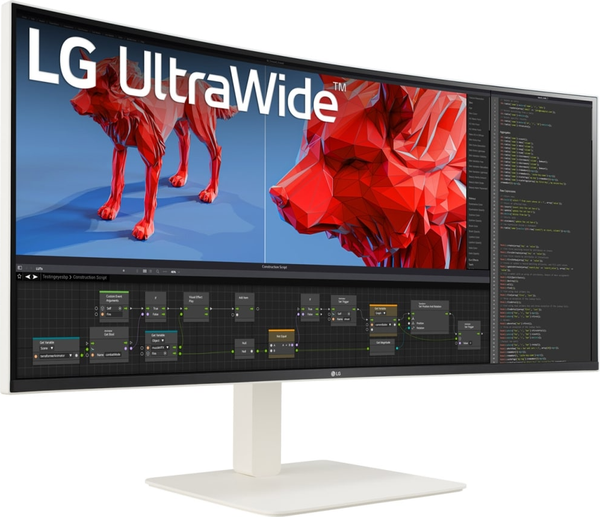 Монитор LG UltraWide 38WR85QC-W (белый)