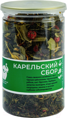 Чай листовой Первая чайная компания Карельский сбор Черный (110г)