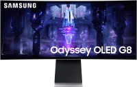 Монитор Samsung Odyssey OLED G8 S34BG850SI (серебристый) - 