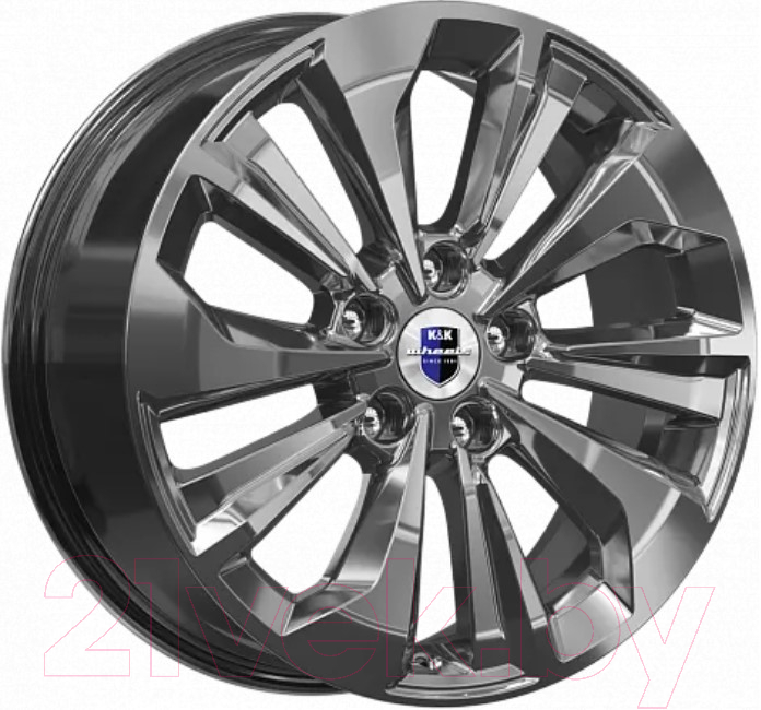 Литой диск K&K Авиор (КС936) 17x7" 5x114.3мм DIA 67.1мм ET 45мм Кварц