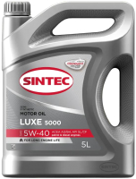 Моторное масло Sintec Luxe 5000 5W40 / 600292 (5л) - 