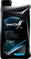 Моторное масло WOLF Moto 4T 10W40 / 29133/1 (1л) - 